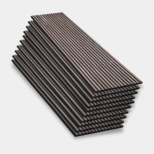 Akustische Wandpaneele Walnuss – 10 Stück im Paket mit Rabatt