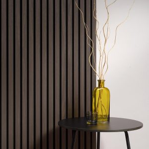 Akustische Wandpaneele – Geräucherte Eiche – 270 x 60 cm