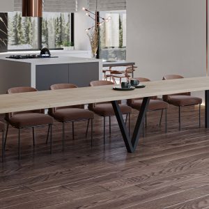 Ausziehbarer Esstisch "Titan" 130-405cm (Eiche Cremona)